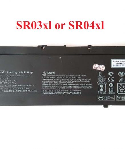 Genuine SR03XL or SR04XL Battery for HP Pavilion 15-CX 15-cx0020nr L08855-855 HSTNN-IB8L