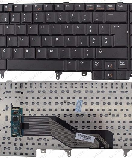 Keyboard 7T430 07T430 for Dell E6520 Latitude E6530 E6540 E5520 E5530 US English Black Keyboards Laptops 0HG3G3