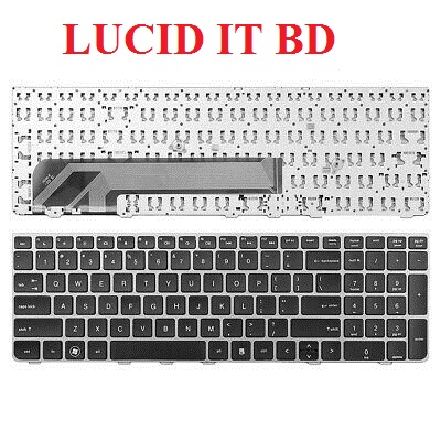 New Keyboard for HP Probook 4535S 4530S 4730S Silver Frame Black