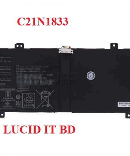 6100mAh, 47W Genuine battery C21N1833 for ASUS Vivobook S14 S431FL , UX431FN , UX431FA , UM431DA , UM431 , S431