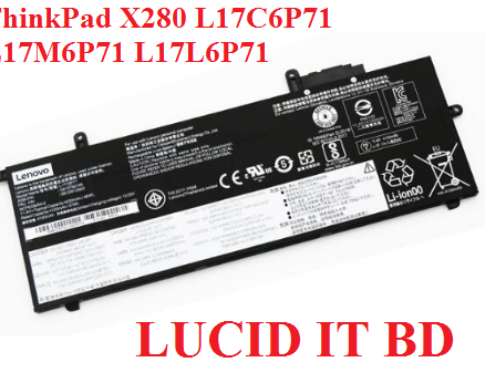 New genuine Battery for LENOVO ThinkPad X280 L17C6P71 L17M6P71 L17L6P71 01AV470 01AV471 01AV472 SB10T83165 SB10K97619 SB10K97618