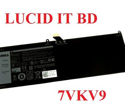 7.6V 30Wh 7VKV9 Original 7VKV9 9TV5X Laptop Battery For DELL Latitude XPS 12 7000 7275 9250
