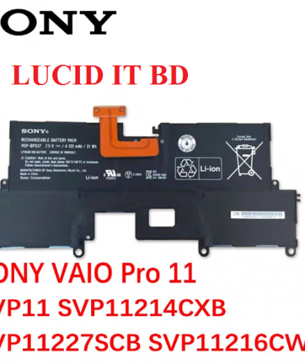 Sony Original VGP-BPS37 For SONY VAIO Pro 11 SVP11 SVP11214CXB SVP11227SCB 7.5V 31WH New 4125mAh Laptop Battery