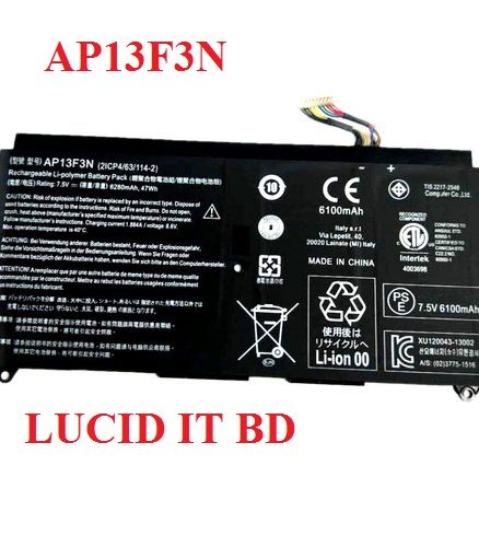 New genuine Battery for Acer Aspire S7-392 S7-393 AP13F3N 7.5V 47WH