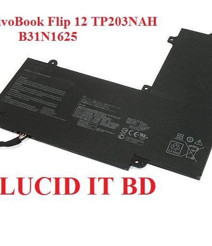 Battery for Asus VivoBook Flip 12 TP203NAH-BP054T, TP203NAH-BP094T, TP203MAH-1G 0B200-02470100, B31N1625