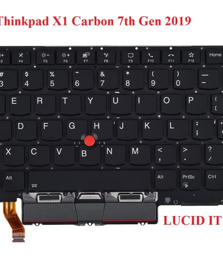 New Lenovo Thinkpad X1 Carbon 7th Gen 2019 20QD 20QE 20R1 Keyboard US Backlit