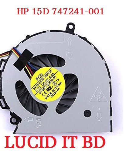 Replacement Cooling Fan Compatible for HP 15D 15-D 15-D035DX 15-D090NR 15-D060TU Series P/N 747241-001