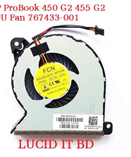 Laptop CPU Cooling Fan Compatible for HP Probook 440 G2,445 G2,450 G2,455 G2,470 G2 Series CPU Cooling Fan 767433-001