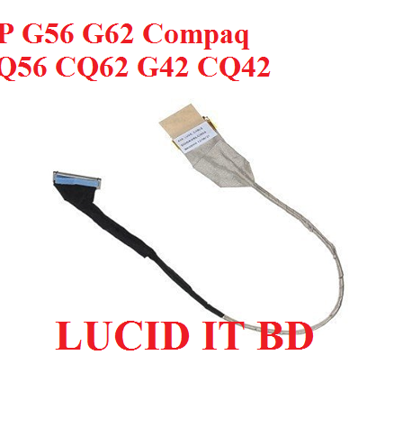 LCD LED Screen Video Display Cable for HP G56 G62 Compaq CQ56 CQ62 G42 CQ42 P/N DD0AX6LC001 595188-001