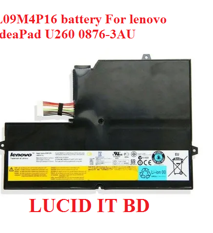 New Genuine L09M4P16 battery For lenovo IdeaPad U260 0876-3AU Battery