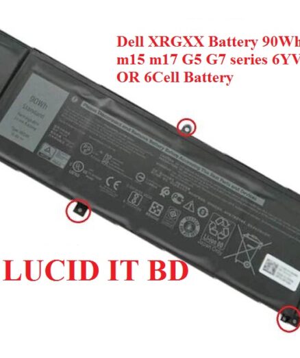 Dell XRGXX Battery 90Wh Alienware m15 m17 G5 G7 series 6YV0V 6cell Original Battery