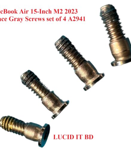MacBook Air 15-Inch M2 2023 Space Gray Bottom Case Screws set of 4 A2941 Gray color