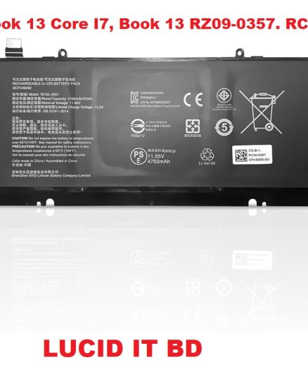 Genuine RC30-0357 RZ09-0357 Laptop Battery for Razer Book 13 Core I7 FHD UHD Touch 2020