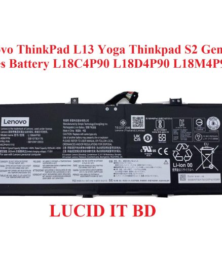 GenuineLenovo ThinkPad L13 Yoga Thinkpad S2 Gen 5/6 Series Battery L18C4P90 L18D4P90 L18M4P90 4ICP4/41/110 15.36V 46Wh