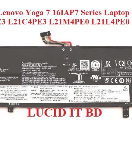 Genuine Lenovo Yoga 7 16IAP7 Series Laptop Battery L21M4PE3 L21C4PE3 L21M4PE0 L21L4PE0 L21B4PE2 4623mAh 71Wh