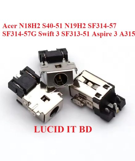 1x Laptop DC Power Jack Connector Charging Port For Acer N18H2 S40-51 N19H2 SF314-57 SF314-57G Swift 3 SF313-51 Aspire 3 A315-34