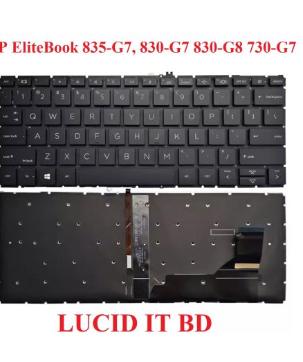 Laptop Keyboard/Keypad for HP EliteBook 835-G7 830-G7 830-G8 730-G7 Series with backlit