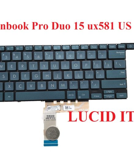 New Asus ZenBook Pro Duo UX581 UX581G UX581GV UX581L UX581LV Keyboard US Backlit
