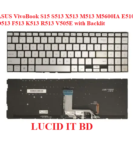 Laptop keyboard or Keypad for ASUS VivoBook S15 S513 X513 M513 M5600IA E510 D513 F513 K513 R513 V505E with Backlit