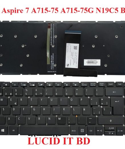 New Acer Aspire 7 A715-74 A715-74G A715-75 A715-75G A715-42G Laptop Backlit Keyboard US