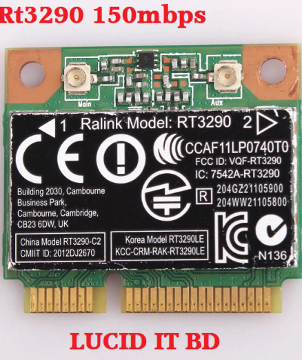 Rt3290 150mbps Wi-Fi Wireless Network Bluetooth-Compatible For Pavilion G7-2000 Ralink 802.11b/g/n Wifi Adapter