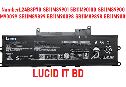 L24D3P71 Battery 57Wh 4875mAh Replacement for Lenovo ThinkPad X1 Carbon 13th Gen 21NS 21NT 21NX 21NY/ ThinkPad X1 2-in-1 Gen 10 21NU 21NV 21Q0 21Q1 Series Part NumberL24B3P70 SB11M89901 5B11M90100 SB11M89900 5B11M90099 SB11M89899 5B11M90098 SB11M89898 5B11M90097 11.7V 3-Cells