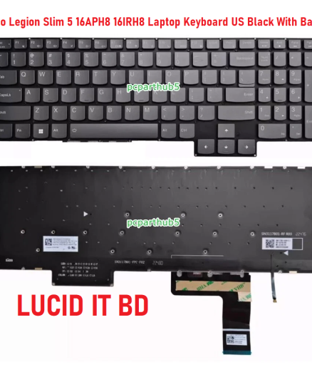 New Lenovo Legion Slim 5 16APH8 16IRH8 Laptop Keyboard US Black With Backlit