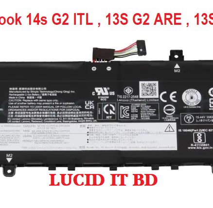L19M4PDD L19C4PDD Laptop Battery Compatible for Lenovo ThinkBook 14S G2 ITL ThinkBook 13S G2 ITL ThinkBook 13S G2 are Series L19D4PDD 5B10Z37621 SB10Z37619 5B10Z37617