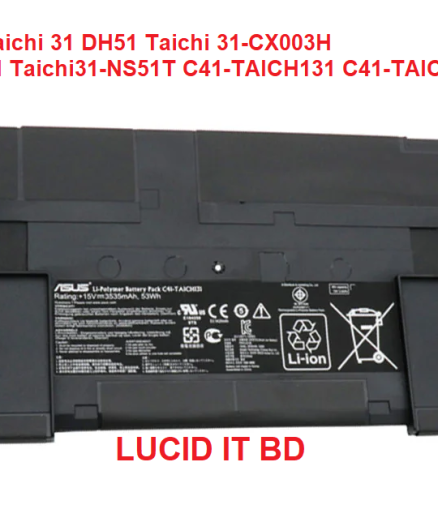 Original Laptop Battery for Asus Taichi 31 Taichi 31 DH51 Taichi 31-CX003H Taichi 31-CX020H Taichi31-NS51T C41-TAICH131 C41-TAICHI31