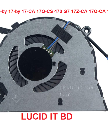 CPU Cooling Fan for HP 17T-by 17-by 17-CA 17Q-CS 470 G7 17Z-CA 17Q-CA 17Q-CX 17-by 17-BY0053C 17-BY0017CY 17-BY0021DX 470 G7 Series Laptop 6033B0062601 L22529-001 NS85B00-17K22 6033B0062701 L22531-001