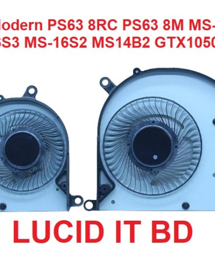 New Laptop CPU and GPU Cooling Fan for MSI Modern 15 a5m A10RAS/A10M MS-1551 PS63 8RC PS63 8M MS-16S1 MS-16S3 MS-16S2 MS14B2 GTX1050 Series BS5005HS-U3J 16S1-CPU BS5005HS-U3I 16S1-GPU DC5V 0.50A Fan