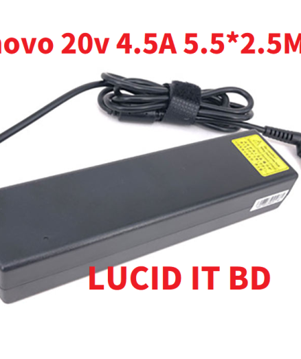 20V 4.5A 90w Replacement Laptop Adapter/Charger Pin Size 5.5 x 2.5 mm for Lenovo Ideapad G360A, G430, G450, G455, G460, G460A, G470, G475, G475A, G475G, G550, G570, G770