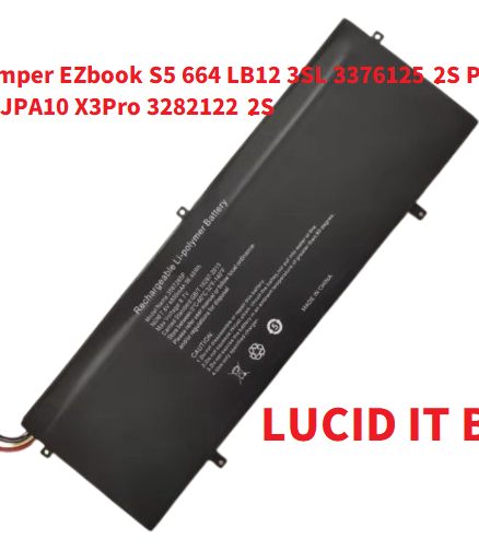 Jumper EZbook LB12 3SL 3376125-2S P313R 3282122-2S For EZbook X3 JPA10 X3Pro Laptop Battery For jumper JNB10 EZbook S5 664 3376125-2s