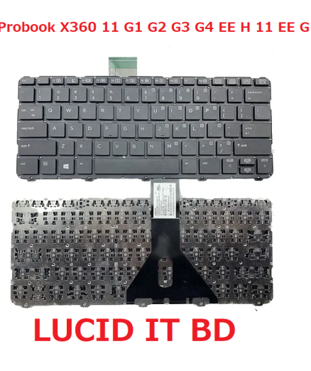 Laptop Keyboard Compatible for HP Probook X360 11 G1 G2 G3 G4 EE Laptop Keyboard 9Z.NBMSW.201 NSK-CT2SW 01 814342-001 848948-001, US Layout Black Color 918554-001