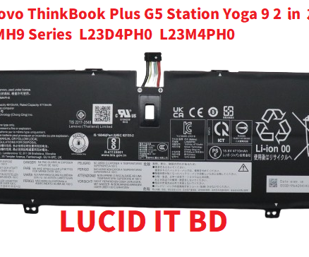 Original Lenovo ThinkBook Plus G5 Tab&ThinkBook Plus G5 Station Yoga 9 2-in-1 14IMH9 Series SB11M64204 L23D4PH0 Laptop Battery 75Wh SB11M64201 5B11M64202 L23M4PH0 -LUCID IT BD
